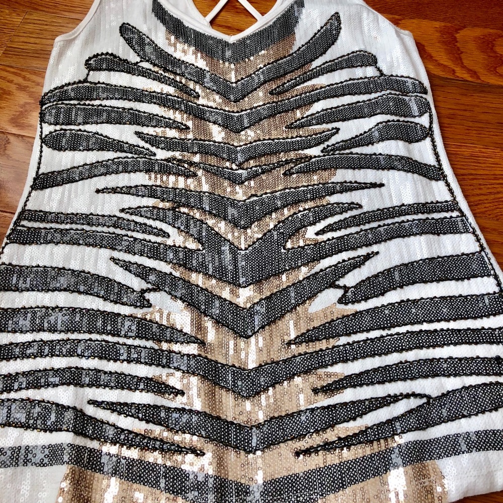 Cotton shirt with sequins